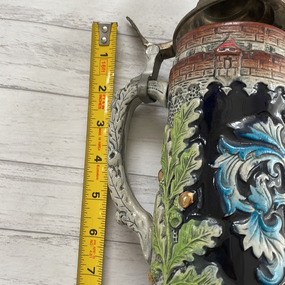 German Vintage OKTOBERFEST Heidelberg Crest Gerz beer stein - Picture 8 of 9